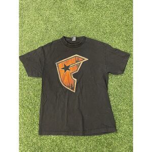 Famous Stars And Straps Wood Grain‎ Design Shirt Black Size L Mens Blink 182